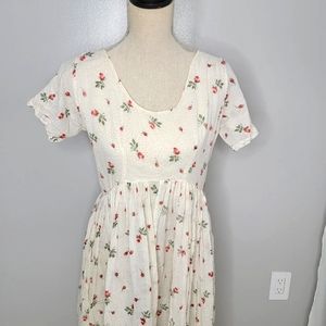 Sita Vintage floral Dress Sz M